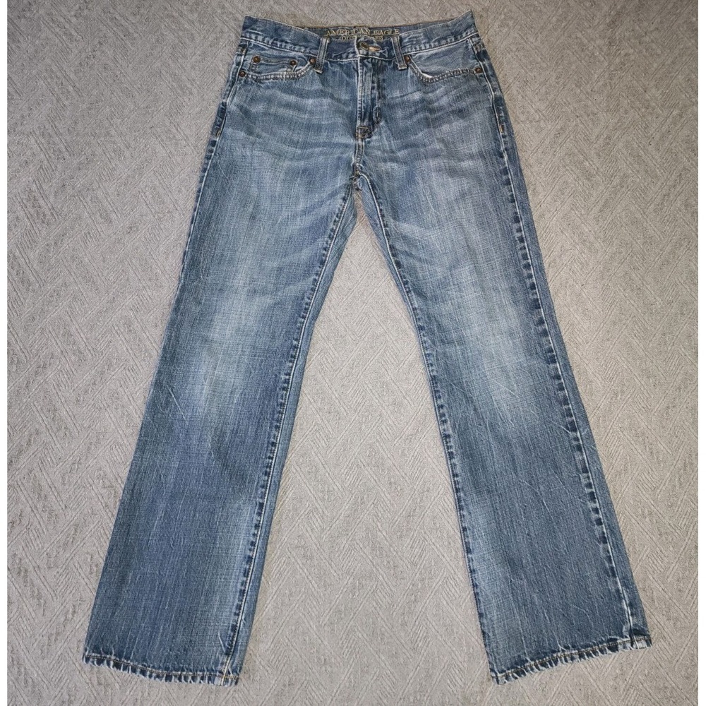American Eagle Outfitters Original Boot Jeans Mens 30x32 Blue Bootcut denim